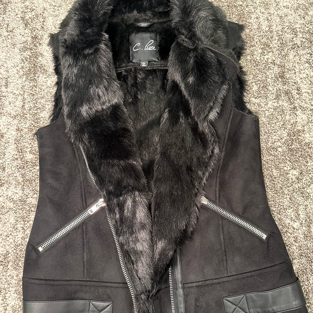 MOB WIFE FAUX FUR VEST BY C.LUCE